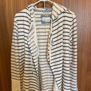 Striped Anthropologie sweater